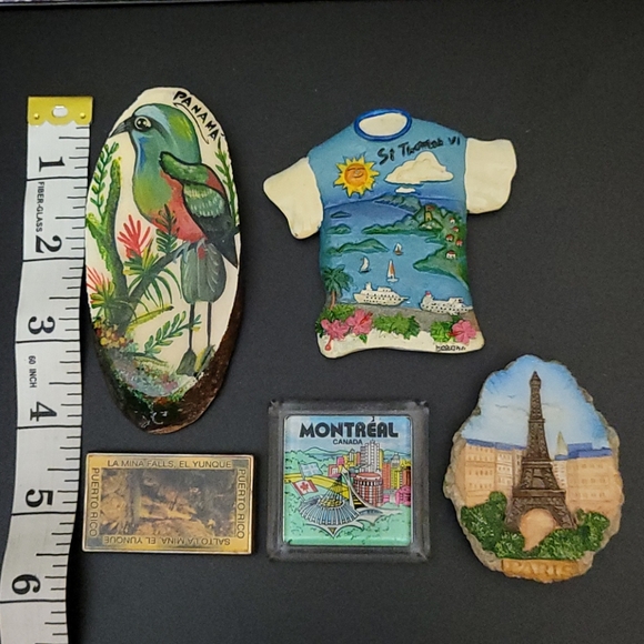 Vintage travel refrigerator magnets - Picture 3 of 5